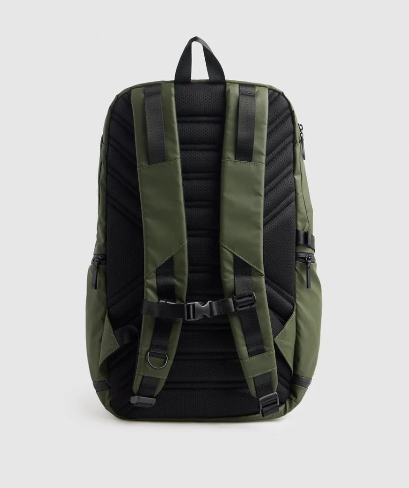 Gymshark X-Series 0.3 Backpacks Olive | NZ 5LRDAO